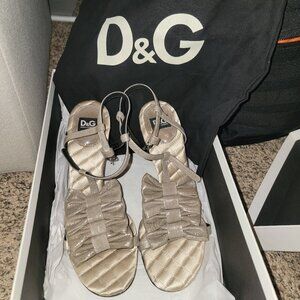 D&G Sandal 38.5Eu, 8.5 US